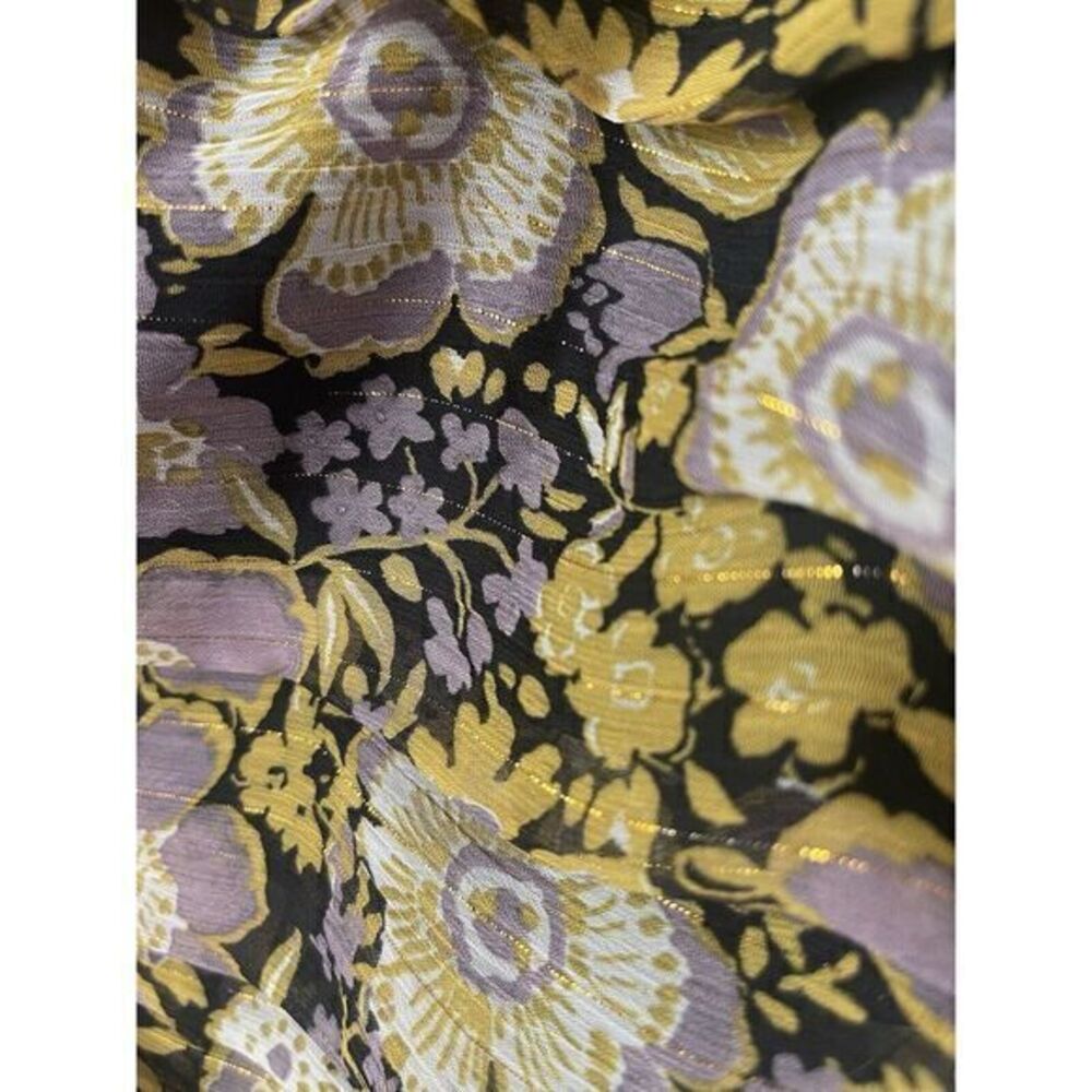 Zara One‎ Shoulder Strap Floral Purple Multi  Mini Dress Size Small NWT - Picture 3 of 16